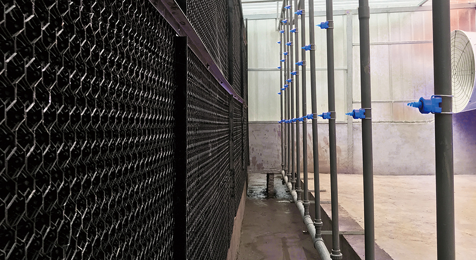 豬場除臭循環(huán)噴淋系統(tǒng)，水洗除臭